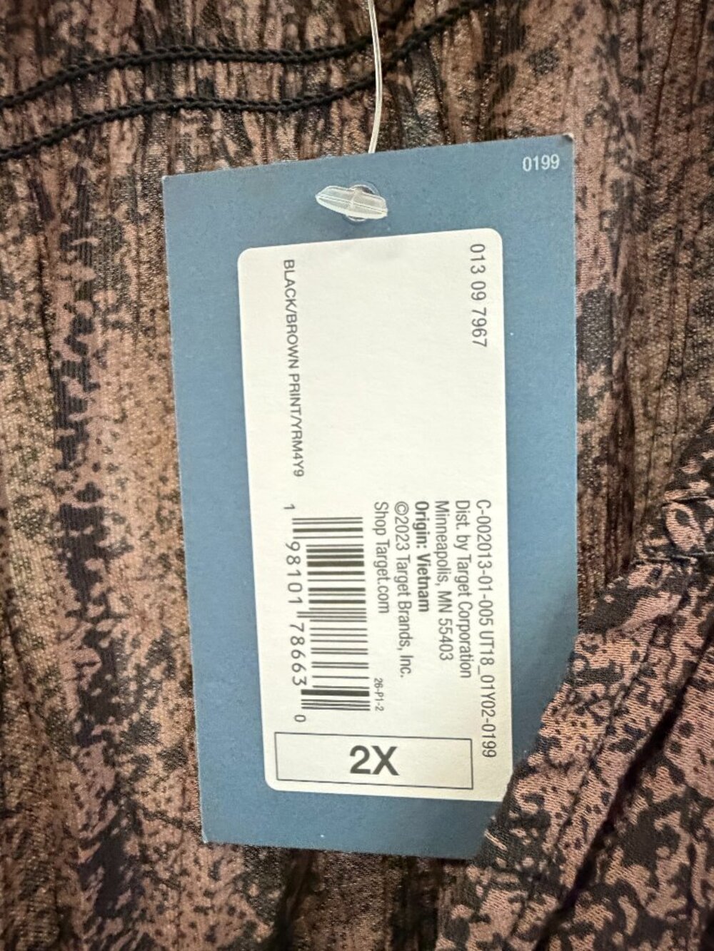 Universal Thread Patterned Mini Dress - Picture 3 of 3
